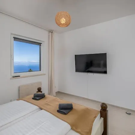 Apartmán Montana - Panorama 1 With Beautiful Sea View Near Opatija Veprinac