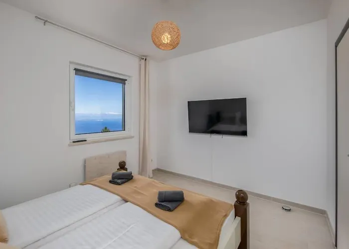 Apartman Montana - Panorama 1 With Beautiful Sea View Near Opatija Veprinac